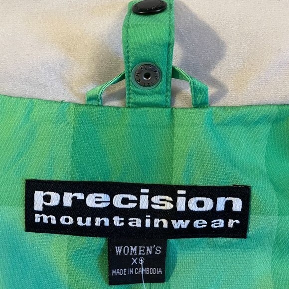 Precision Mountainwear Green Winter Snowboarding Women's Jacket (Size XS) - Picture 7 of 11